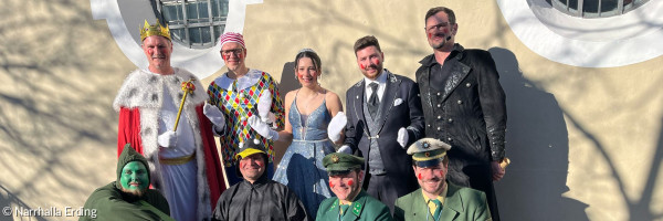 Gruppenbild von der Kasperltheatertruppe